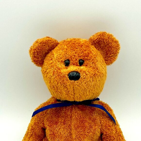 1999 Vintage Ty Beanie Baby Fuzz the Bear - Picture 1 of 5